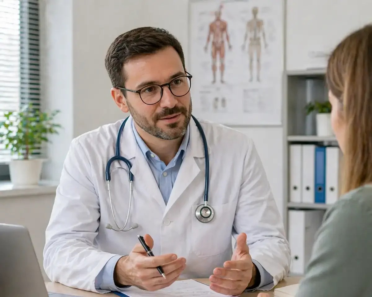 Médecin de SOS Médecins Toulon avec sa sacoche, prêt à partir en visite à domicile