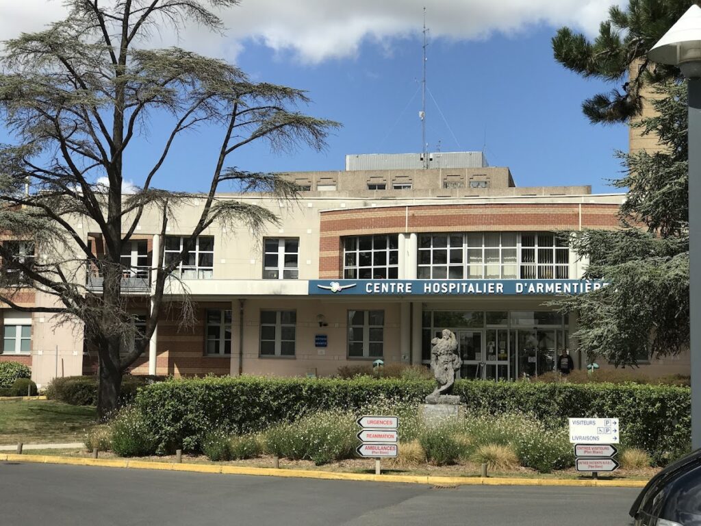 Bâtiment du Centre hospitalier d'Armentières, hôpital public du Nord